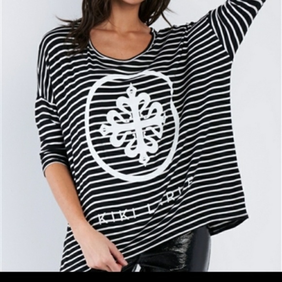 Kiki Larue 3/4 Sleeve Oversized Top ✨NWOT✨ - Picture 3 of 12